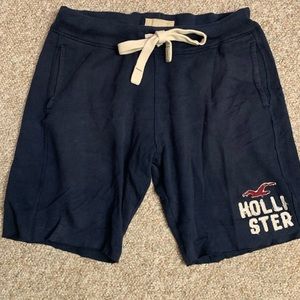 Hollister, large, navy sweat shorts